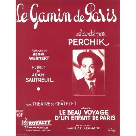 LE GAMIN DE PARIS (PIANO-CHANT)