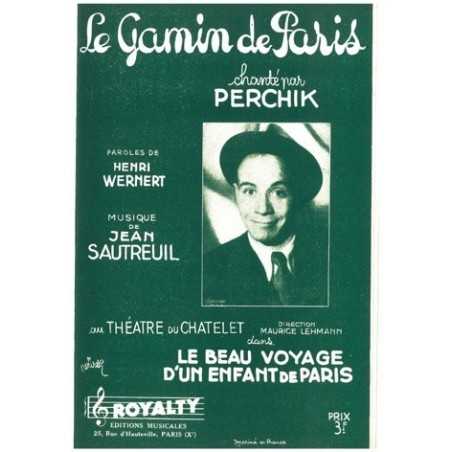LE GAMIN DE PARIS (MÉLODIE-CHANT)