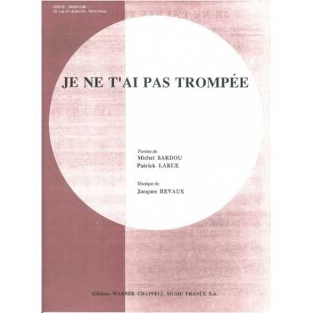 JE NE T'AI PAS TROMPÉE