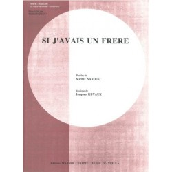 SI J'AVAIS UN FRÈRE