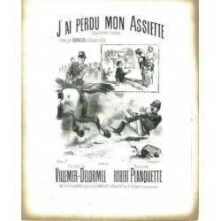 J'AI PERDU MON ASSIETTE