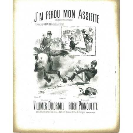 J'AI PERDU MON ASSIETTE