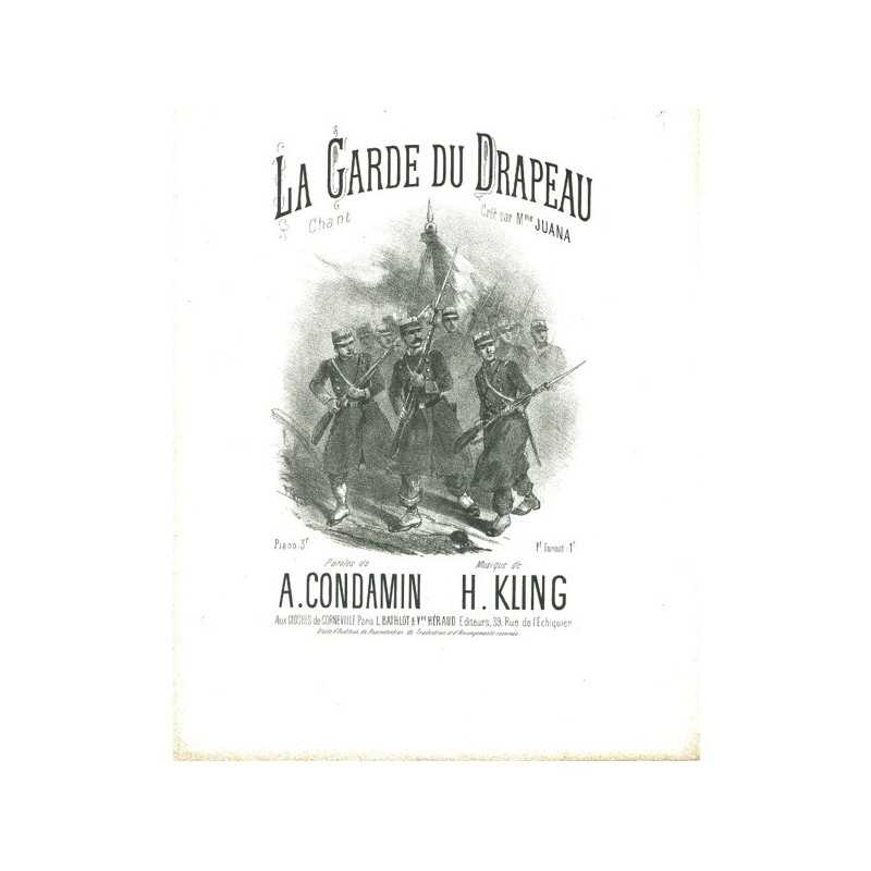 Sheet music LA GARDE DU DRAPEAU Ms JUANA