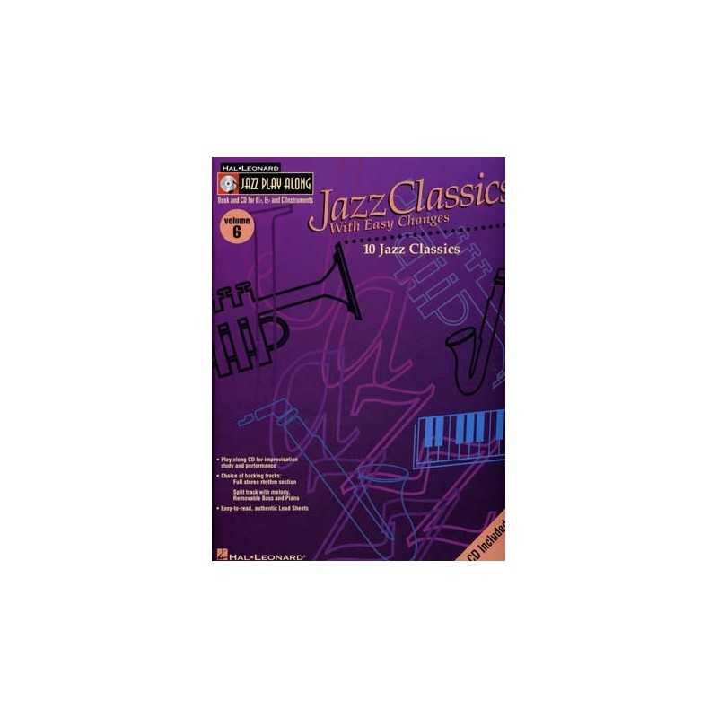 JAZZ PLAY ALONG VOL.06 : JAZZ CLASSICS (+ CD)