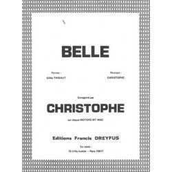 Partition BELLE Christophe