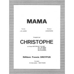 Partition MAMA Christophe
