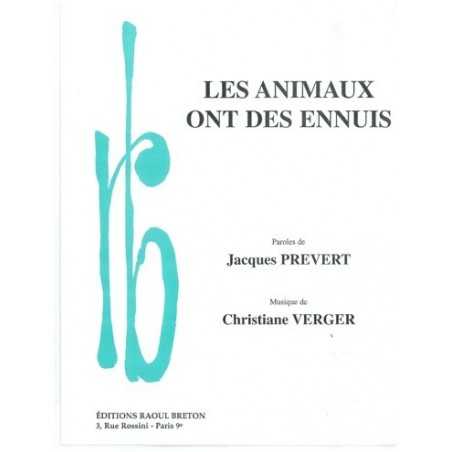LES ANIMAUX ONT DES ENNUIS