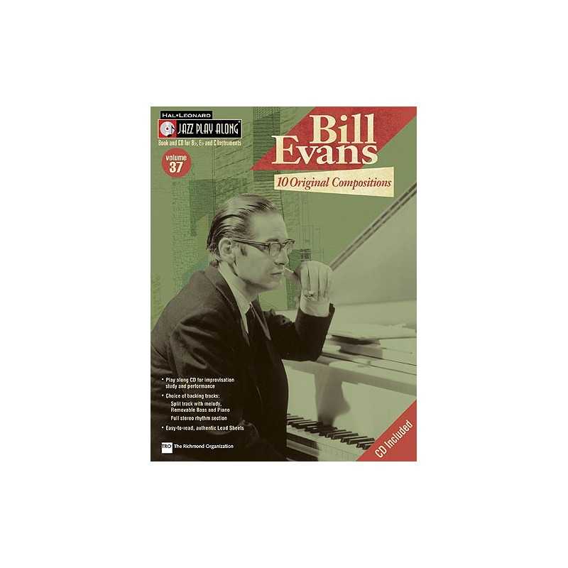 JAZZ PLAY ALONG VOL.37 : BILL EVANS (+ CD)