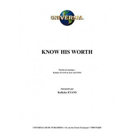KNOW HIS WORTH