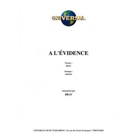 A L'ÉVIDENCE