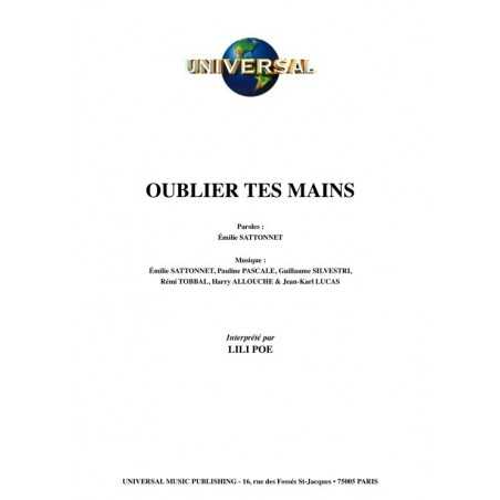 OUBLIER TES MAINS