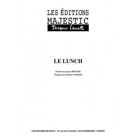 LE LUNCH
