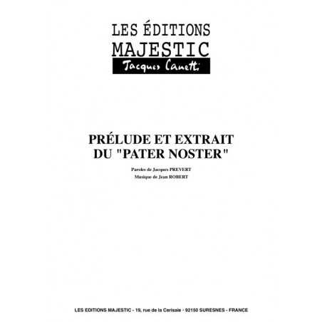 PRÉLUDE ET EXTRAIT DU PATER NOSTER