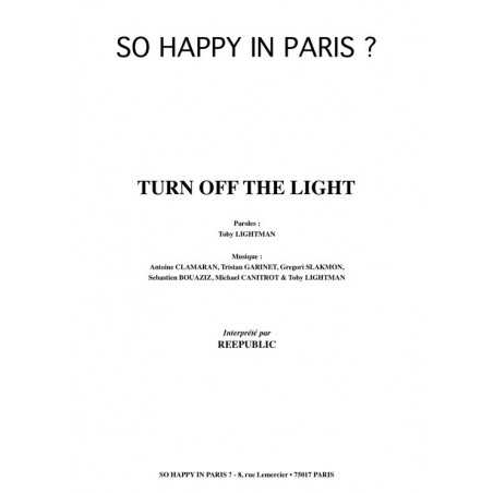 TURN OFF THE LIGHT