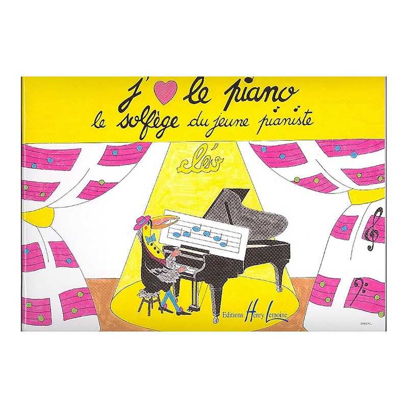 CLEO : J'AIME LE PIANO (LE SOLFEGE DU JEUNE PIANISTE)