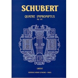 SCHUBERT : QUATRE IMPROMPTUS OPUS 142