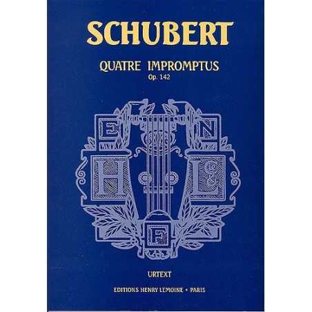 SCHUBERT : QUATRE IMPROMPTUS OPUS 142