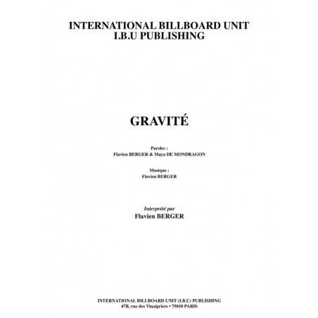 GRAVITÉ