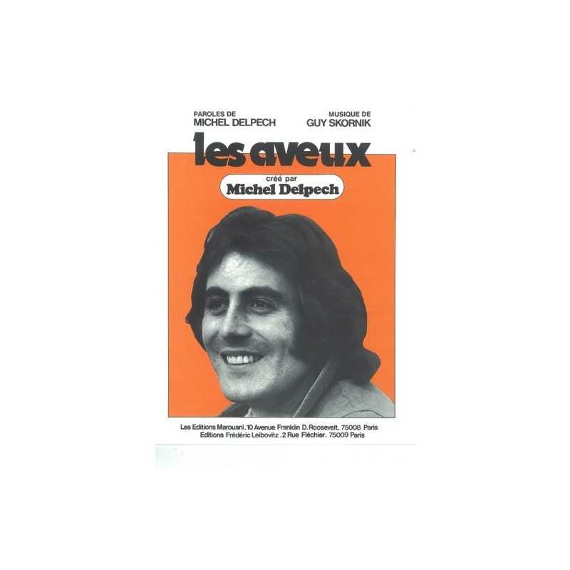 Partition LES AVEUX Michel DELPECH PDF