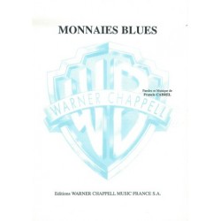 MONNAIES BLUES Francis CABREL sheet music