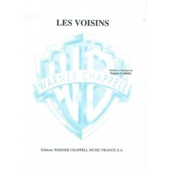 partition LES VOISINS Francis CABREL
