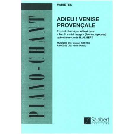 ADIEU ! VENISE PROVENÇALE