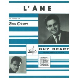 Sheet music L'ÂNE Guy Beart pdf