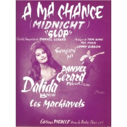 Sheet music À MA CHANCE (MIDNIGHT) DALIDA PDF