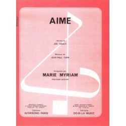 Sheet music AIME Marie MYRIAM PDF