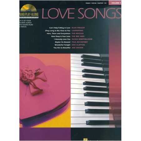 PIANO PLAY-ALONG VOL.07 : LOVE SONGS (+CD)