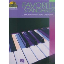 PIANO PLAY ALONG VOL.15 : FAVORITE STANDARDS (+ CD)