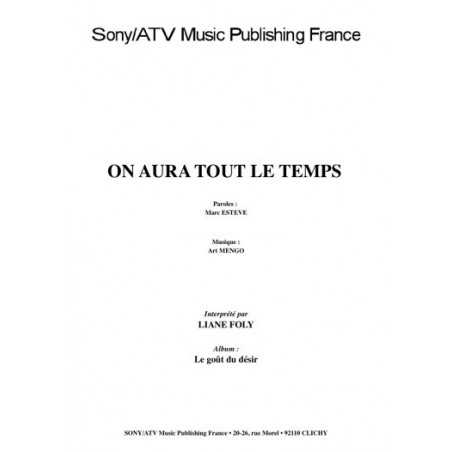 ON AURA TOUT LE TEMPS