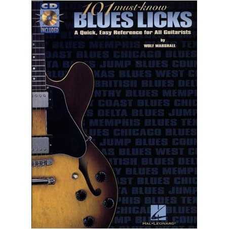 101 MUST KNOW BLUES LICKS (TAB + CD)
