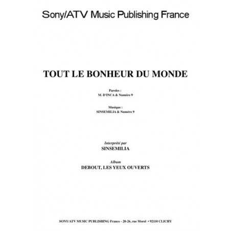 TOUT LE BONHEUR DU MONDE