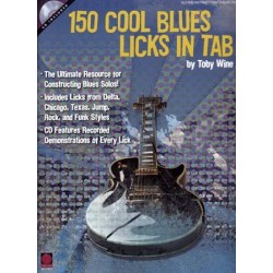 150 COOL BLUES LICKS IN TAB (TAB + CD)