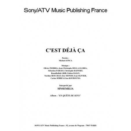 C'EST DÉJÀ ÇA