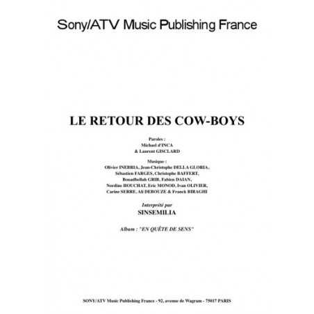 LE RETOUR DES COW-BOYS