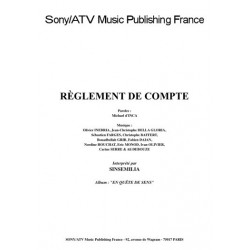 RÈGLEMENT DE COMPTE
