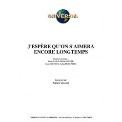 J'ESPÈRE QU'ON S'AIMERA...