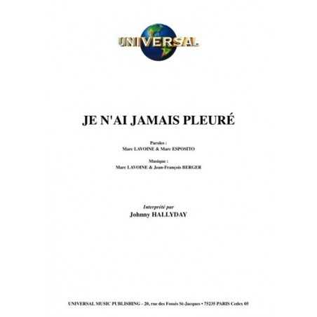 JE N'AI JAMAIS PLEURÉ