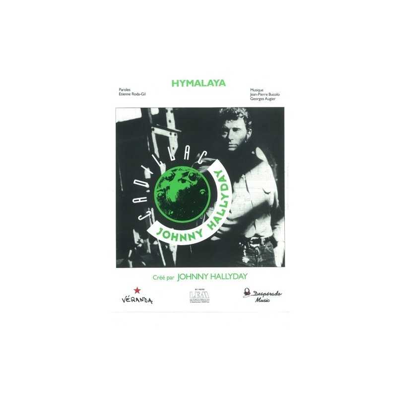 Sheet music HYMALAYA Johnny HALLYDAY