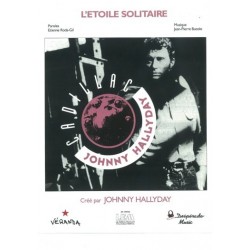 Partition L'ÉTOILE SOLITAIRE Johnny HALLYDAY