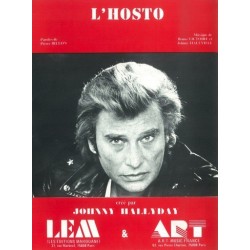 Sheet music L'HOSTO Johnny HALLYDAY PDF