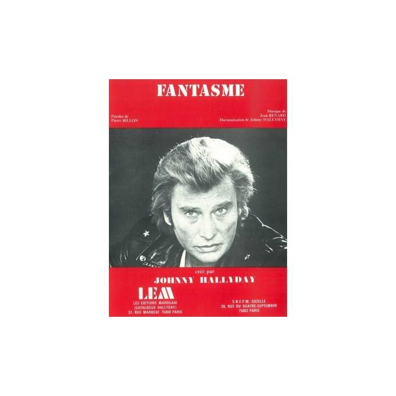 Sheet music FANTASME Johnny HALLYDAY pdf