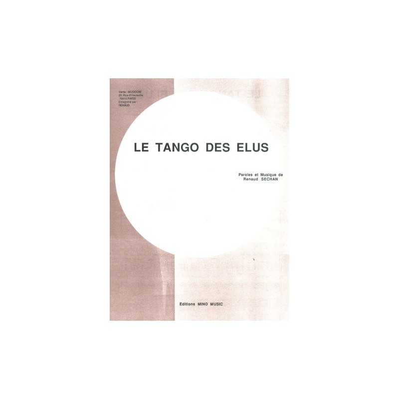 Sheet music LE TANGO DES ÉLUS RENAUD pdf