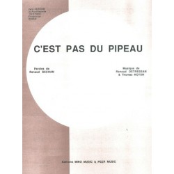 Partition C'EST PAS DU PIPEAU RENAUD pdf