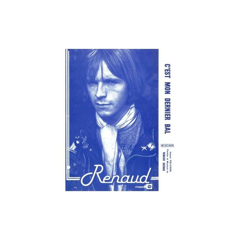 Partition C'EST MON DERNIER BAL RENAUD pdf