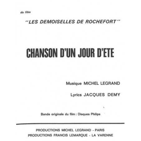 CHANSON D'UN JOUR D'ÉTÉ