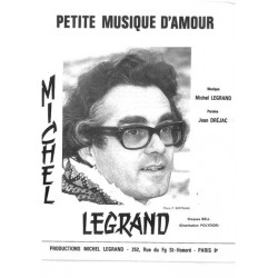 Partition PETITE MUSIQUE D'AMOUR Michel LEGRAND