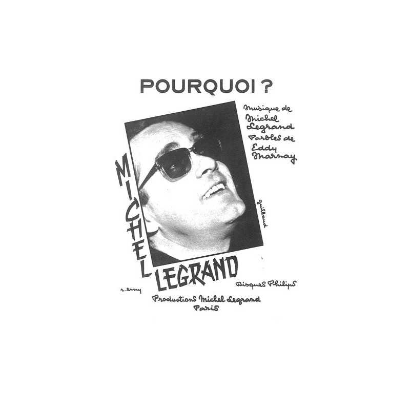 Sheet music POURQUOI Michel LEGRAND